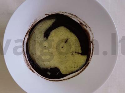 Kreminis terinas su šokoladu ir vaisiais Žingsnis 3