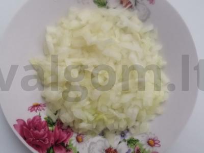 Makaronų troškinys pietums arba pusryčiams Žingsnis 3