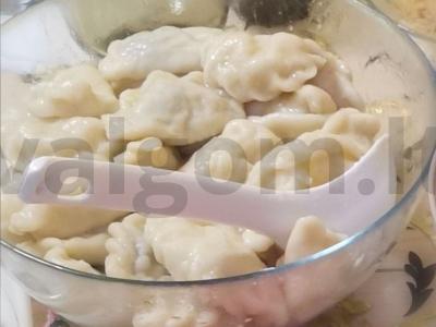 Varenyky su staigmenomis senųjų Naujųjų metų išvakarėse pagrindine nuotrauka