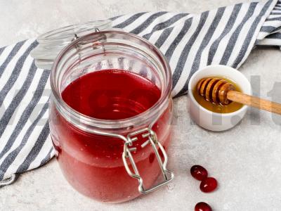 Spanguolių ir braškių kompotas Žingsnis 2