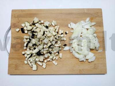 Šventinis česnakinis ratatouille Žingsnis 1