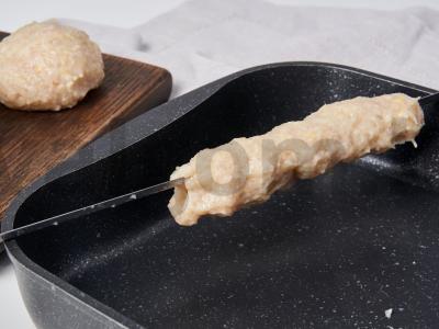 Vištienos kebabas su žaliuoju padažu Žingsnis 3