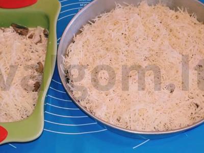 Gausus troškinys su žiediniais kopūstais, grybais ir vištiena Žingsnis 11