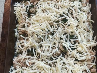 Bulvių apkepas su malta mėsa, sūriu ir šviežiomis žolelėmis Žingsnis 10