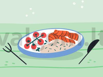 Vištienos kojos su bulguru pagrindine nuotrauka