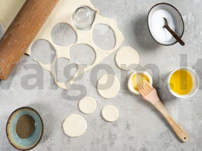 Volovanai su naminiu paštetu Žingsnis 1