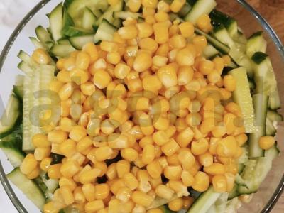 Pekino kopūstų salotos vakarienei. Žingsnis 3