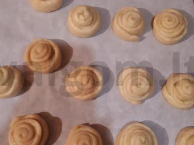 Rosebud sausainiai Žingsnis 5