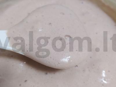 Pieno pudingas su kakava ir cinamonu Žingsnis 6