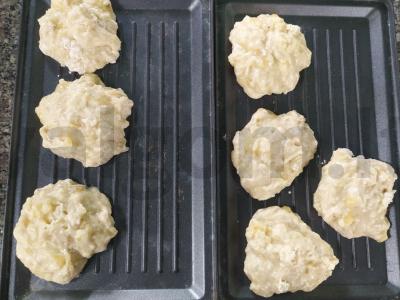 Dviejų ingredientų bananų sausainiai Žingsnis 3