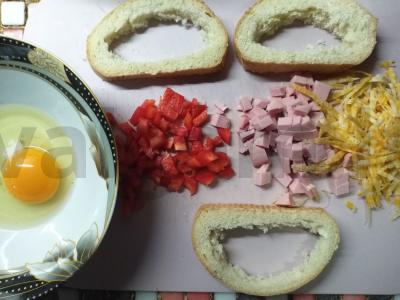 Gardūs pusryčių sumuštiniai Žingsnis 1