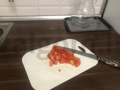 Vištiena grietinėlėje su pomidorais Žingsnis 2