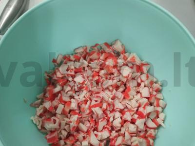 Sočios salotos vyrui. Žingsnis 1