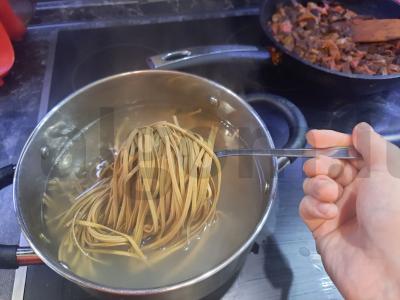 Kepenys su imbieru sojų padaže su grikių soba makaronais Žingsnis 5
