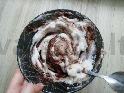 Greitas šokoladinis PP pyragas Žingsnis 3