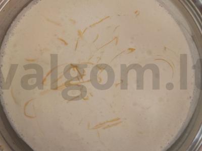 Saldus baltojo šokolado terinas Žingsnis 3