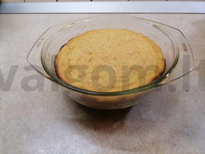 Varškės apkepas su moliūgais ir grietine Žingsnis 3