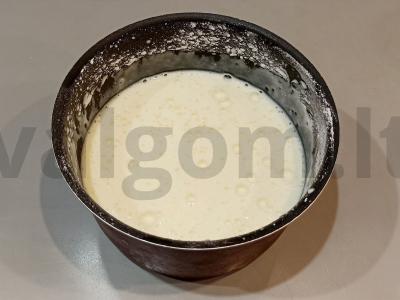 Kefyro pudingas Žingsnis 3