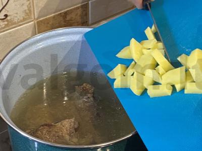 Sriuba su lęšiais ir jautiena Žingsnis 4