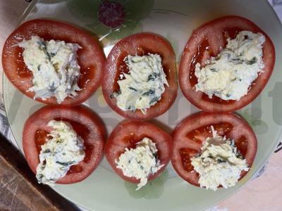 Užkandiniai pomidorai "Snowy tender". Žingsnis 4