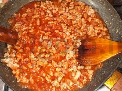 Troškinti kopūstai su kalakutienos įdaru Žingsnis 4