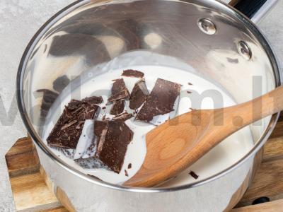 Švelnus nama šokoladas pagal japonišką receptą Žingsnis 1