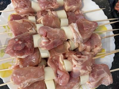 Japoniški vištienos kebabai Žingsnis 3