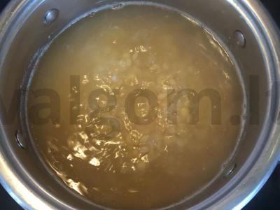 Žirnių sriuba su rūkyta šonine. Žingsnis 1