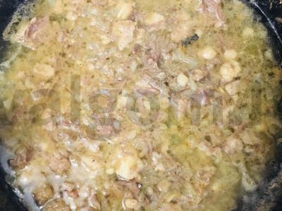 Mini farfalle su troškiniu Žingsnis 2