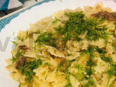 Mini farfalle su troškiniu Žingsnis 5