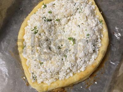 Sūris khachapuri Žingsnis 7