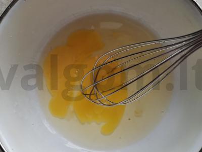 Sotūs blynai su maltos mėsos įdaru Žingsnis 6