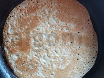 Sotūs blynai su maltos mėsos įdaru Žingsnis 8