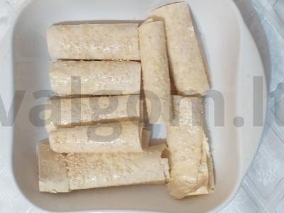 Pita vamzdeliai su varške ir bananais Žingsnis 5