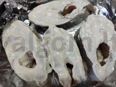 Upėtakis, keptas po sūrio plutele Žingsnis 2