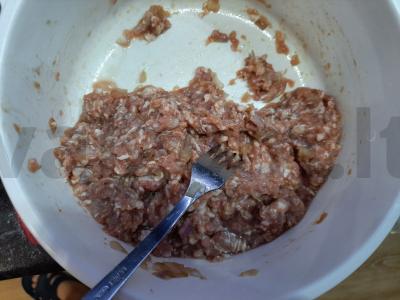 Ėriena chebureki Žingsnis 2