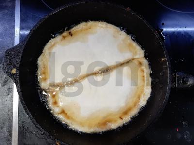 Ėriena chebureki Žingsnis 4