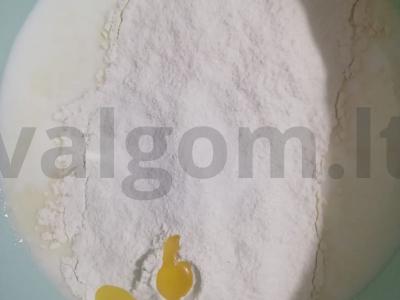 Blynai ant rūgusio pieno Žingsnis 2