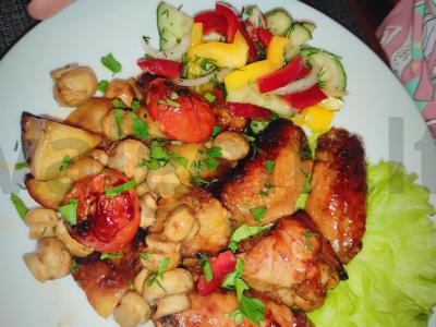 Teriyaki vištiena pagrindine nuotrauka