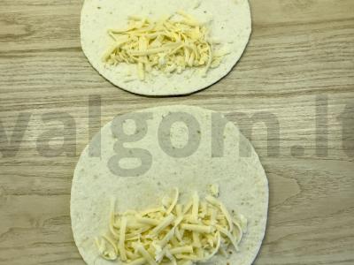 Tradicinės meksikietiškos tortilijos Žingsnis 7