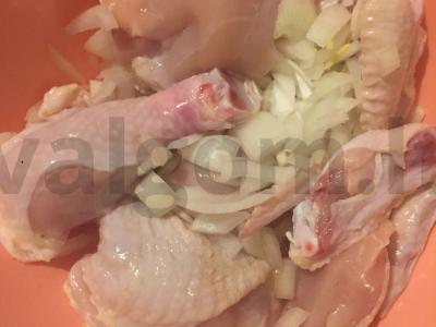 Grikiai su vištienos kojomis ir sparnais Žingsnis 2