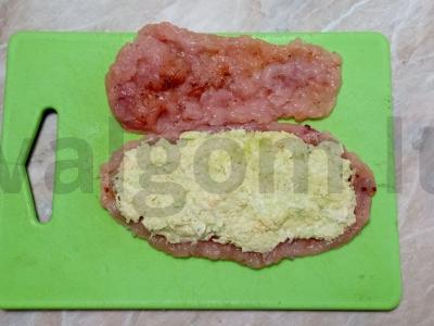 Švelni vištienos filė su cukinijų įdaru Žingsnis 3