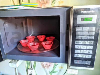 Šokoladiniai keksiukai su vaniliniu cukrumi Žingsnis 3