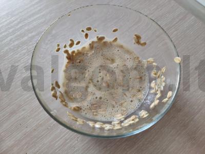 Avižiniai dribsniai su vaisiais Žingsnis 1