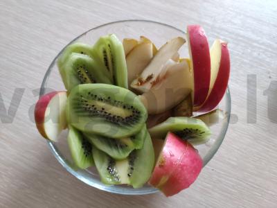 Avižiniai dribsniai su vaisiais Žingsnis 3