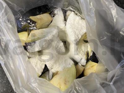 Salotos su traškiais baklažanais Žingsnis 3