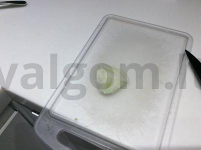 "Carbonara" ant grietinėlės "Rusiškas stilius" Žingsnis 3