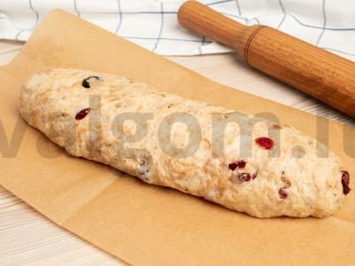 Kalėdinis stollen receptas su spanguolėmis Žingsnis 5