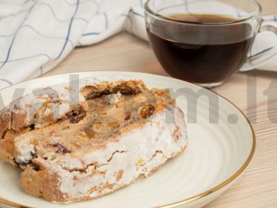 Kalėdinis stollen receptas su spanguolėmis Žingsnis 7