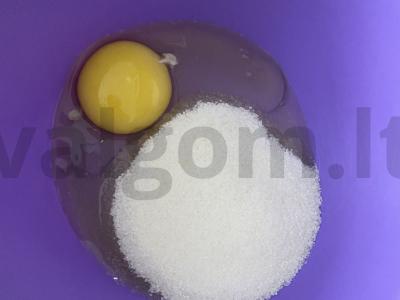 Šokoladiniai avižiniai sausainiai Žingsnis 1